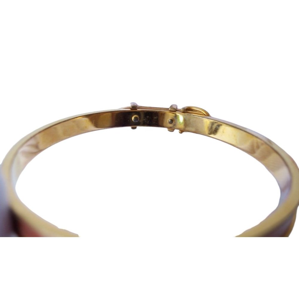 978249M Hermes Bracelet Bangle Orange - Picture 12 of 14